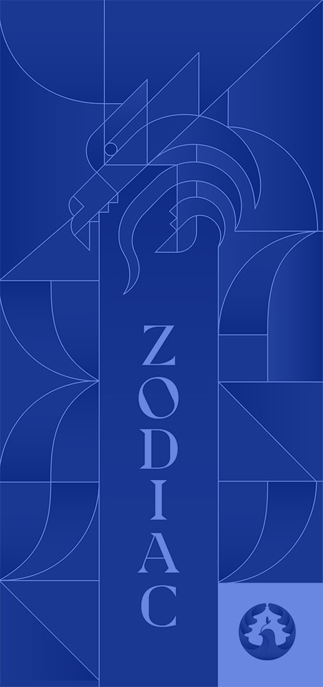 Zodiac kids menu cover