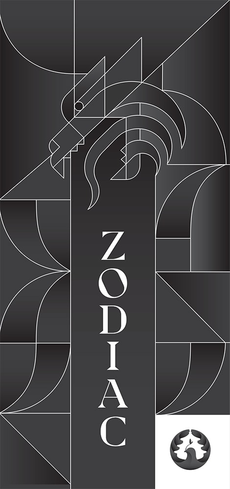 Zodiac lunch menu cover