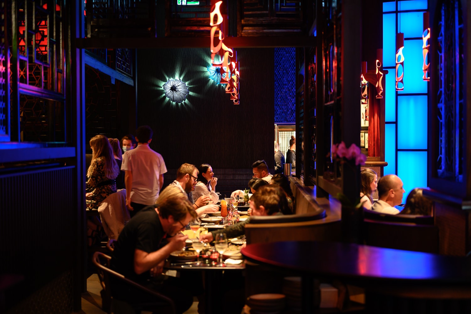 Guests dining at Zodiac