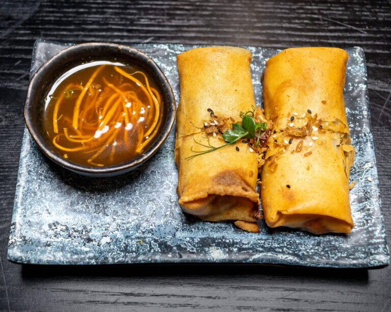 Fried shallot pancake